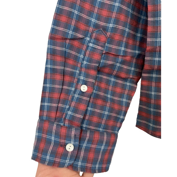 Faherty Mens Long Sleeve Ventura Button Up Shirt Size XXL Dusty Rose Western NWT - Picture 7 of 8